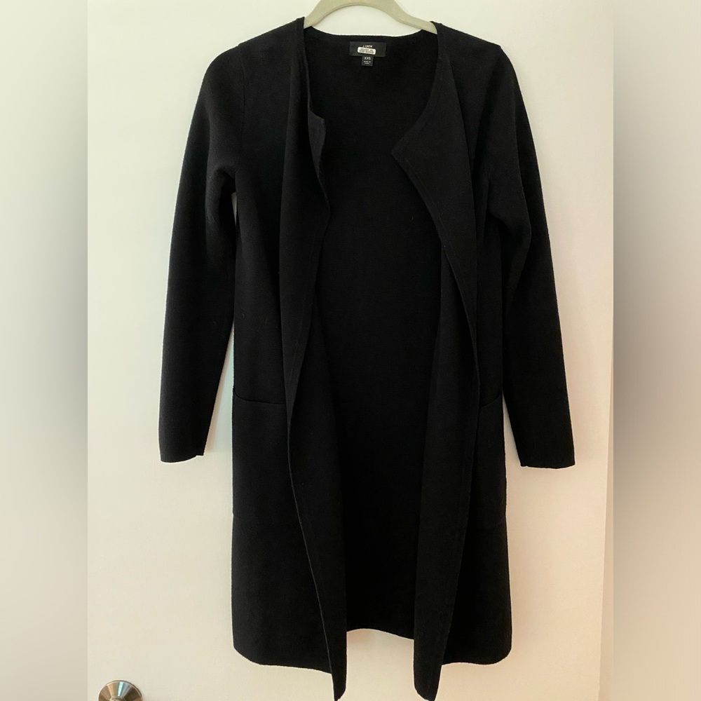 J Crew Juliette Collarless Blazer-Sweater
